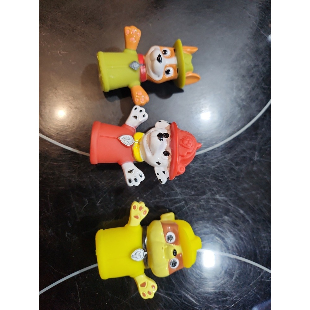 Paw Patrol~Rescue Pups~Finger Puppets~Tracker, Marshall & Rubble Replacement Lot